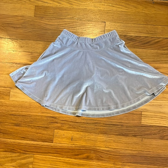 Lands End kids velvet Skirt with shorts - Picture 1 of 11